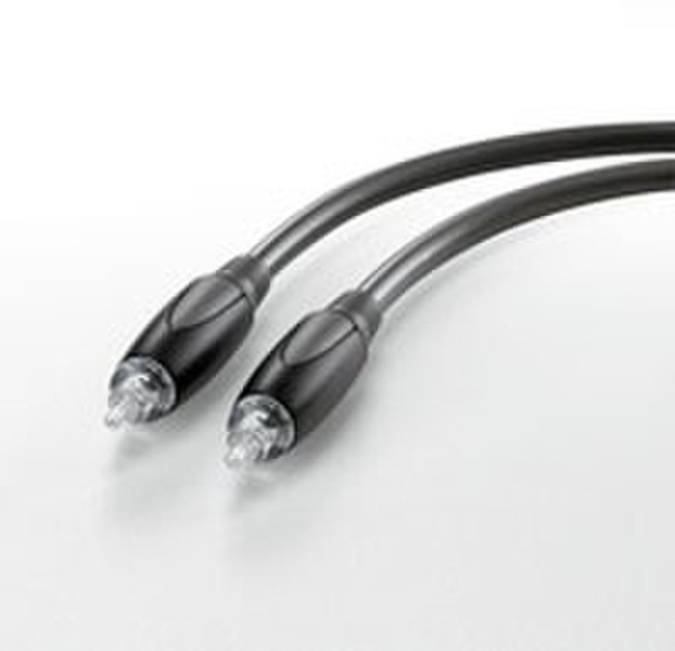 ROLINE Toslink Cable, S/PDIF, 1m 1м Черный аудио кабель