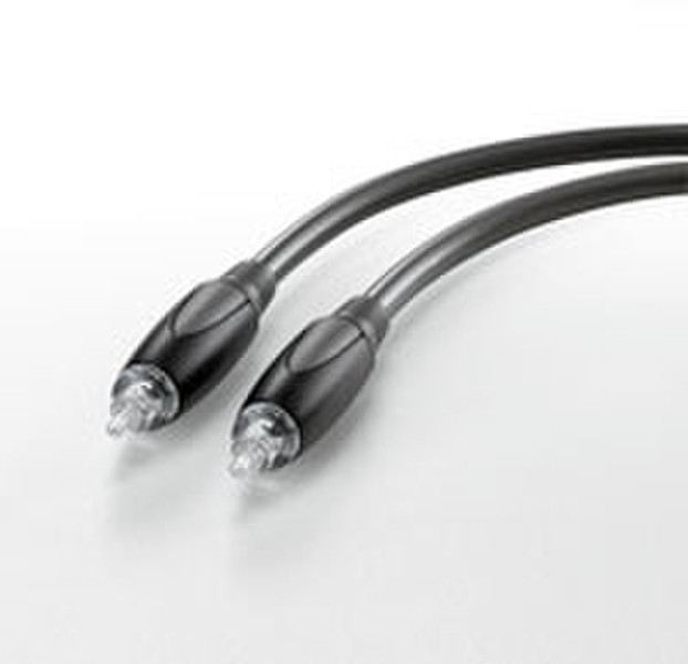 ROLINE Toslink Cable, S/PDIF, 2m 2m Schwarz Audio-Kabel