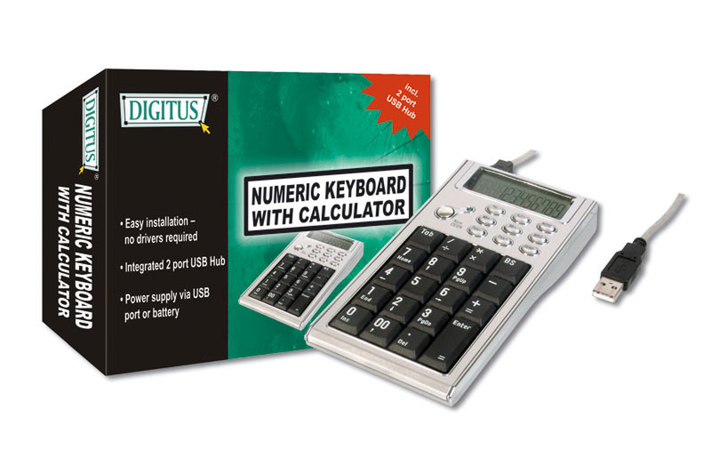 Digitus Numeric Keyboard USB Tastatur