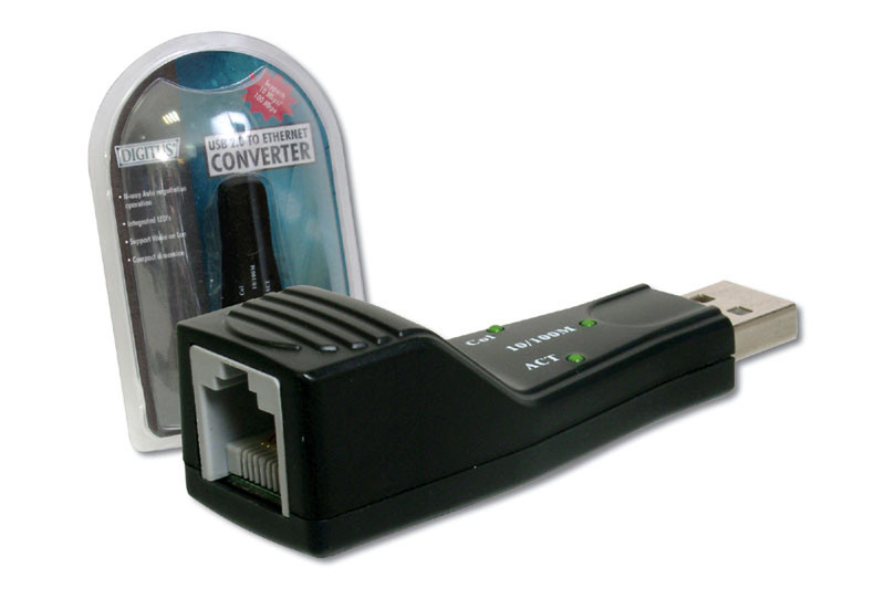 Digitus Fast Ethernet Adapter to USB 2.0 100Мбит/с сетевая карта