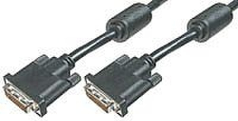 Digitus DVI-D connection cable 3m DVI-D DVI-D Schwarz DVI-Kabel