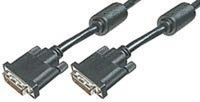 Digitus DVI-D connection cable 5м DVI-D DVI-D Черный DVI кабель