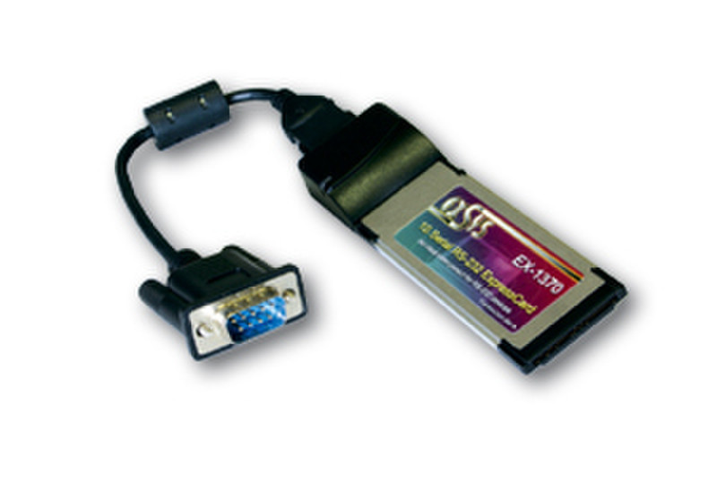 Actebis Exsys EX-1370 ExpressCard with 1S Serial RS-232 ports Schnittstellenkarte/Adapter