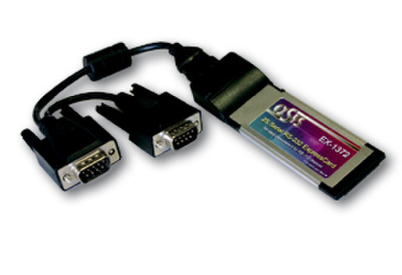 Actebis Exsys EX-1372 - ExpressCard with 2S Serial RS-232 ports Schnittstellenkarte/Adapter