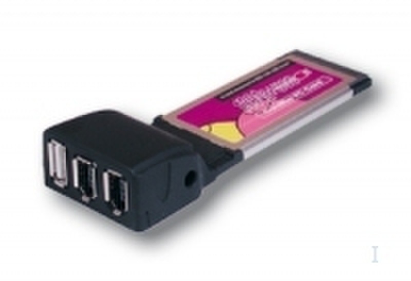 Actebis Exsys ExpressCard USB 2.0/FireWireA combo interface cards/adapter
