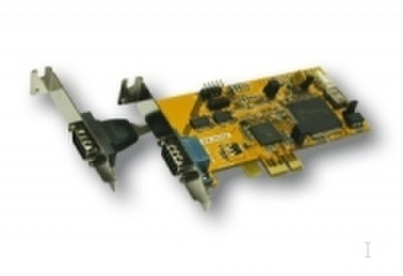 Actebis Exsys EX-44292 LowProfile PCI-Express 2S Serial RS-232 card Schnittstellenkarte/Adapter