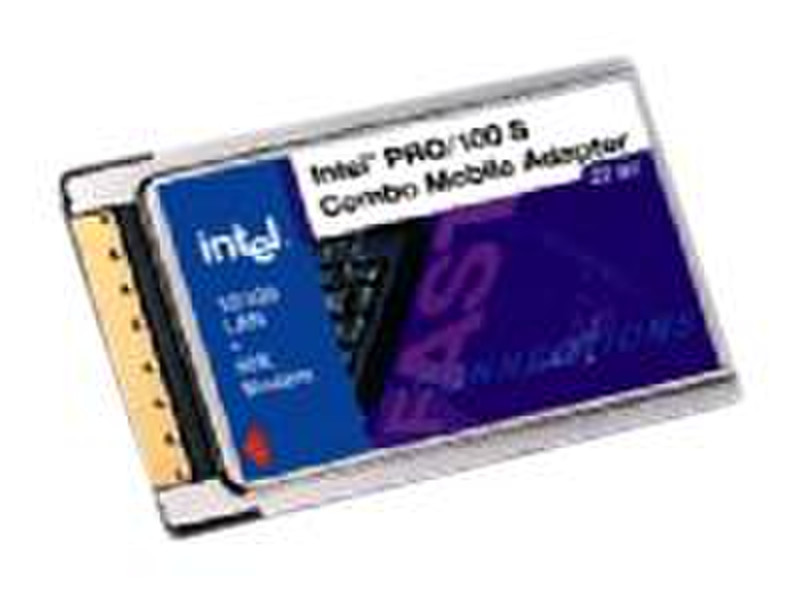 Intel PRO 100S F+ENet Cardbus RJ45 168bit 20pk