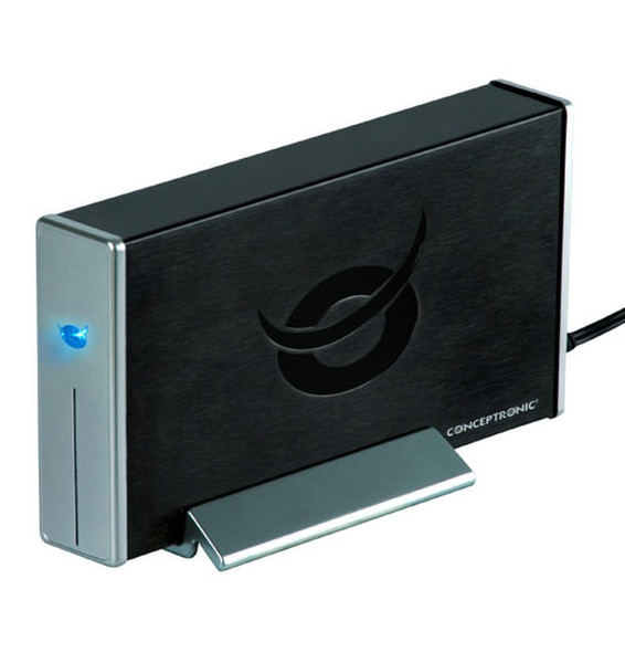 Conceptronic Grab'n'Go USB 2.0 & FireWire 250GB Hard Disk 250GB Black external hard drive