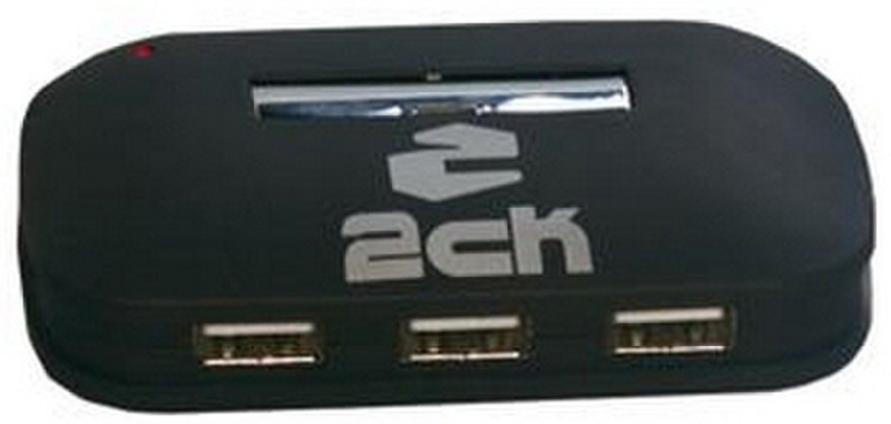 MCL USB2-H107/N Schwarz Schnittstellenhub