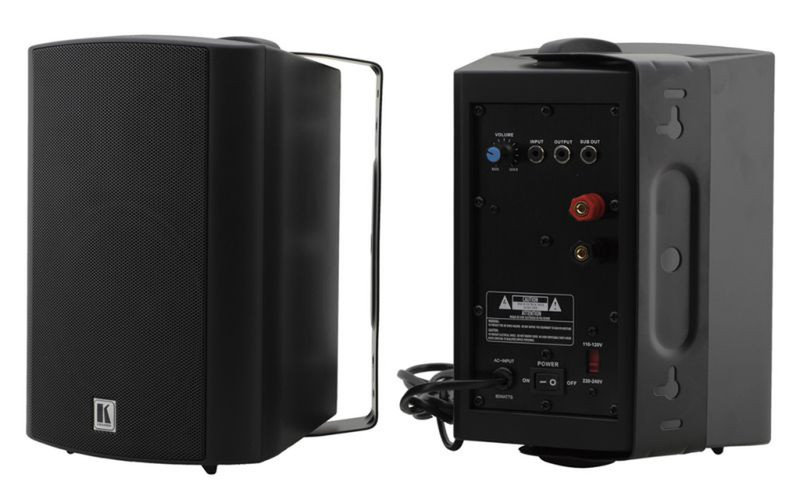 Kramer Electronics RMS Powered On-Wall Speaker System 40W Black