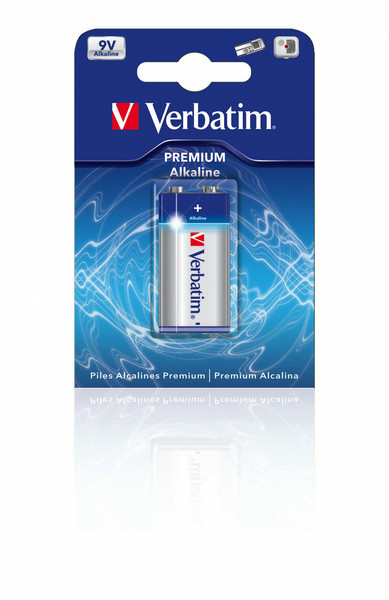 Verbatim 9V Alkaline Batteries Щелочной 9В батарейки