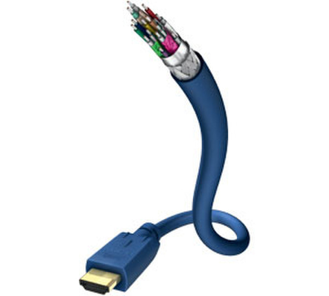 Inakustik 00424007 0.75m HDMI HDMI Blau HDMI-Kabel
