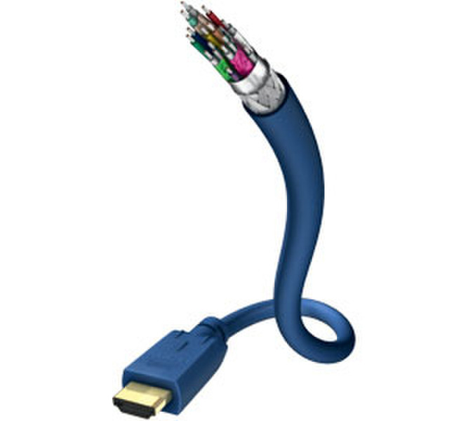 Inakustik 00424015 1.5м HDMI HDMI Синий HDMI кабель