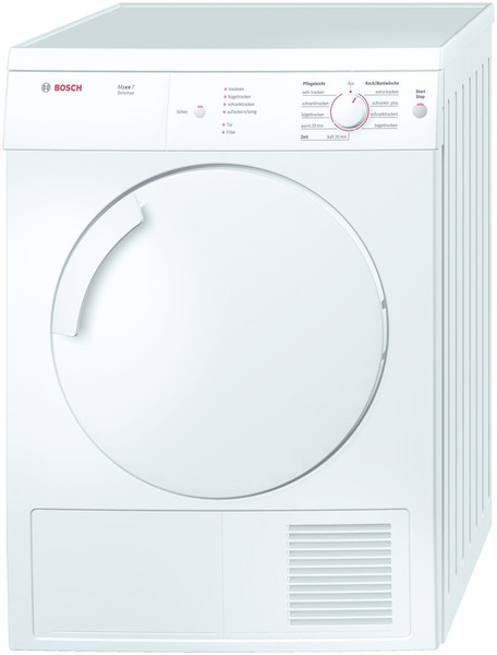 Bosch WTV74100 freestanding Front-load 7kg C White tumble dryer