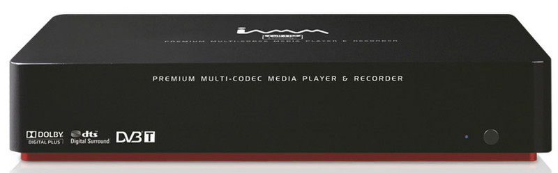 O2media IAMM NTR-90 + HD 500 Gb 1920 x 1080пикселей Черный медиаплеер