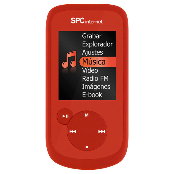 SPC 8168R 8ГБ Красный MP3/MP4-плеер