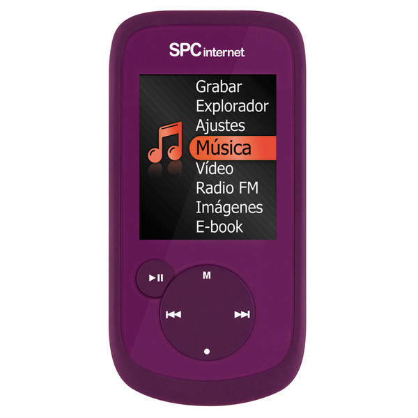 SPC 8164U 4GB Violett MP3-/MP4-Player