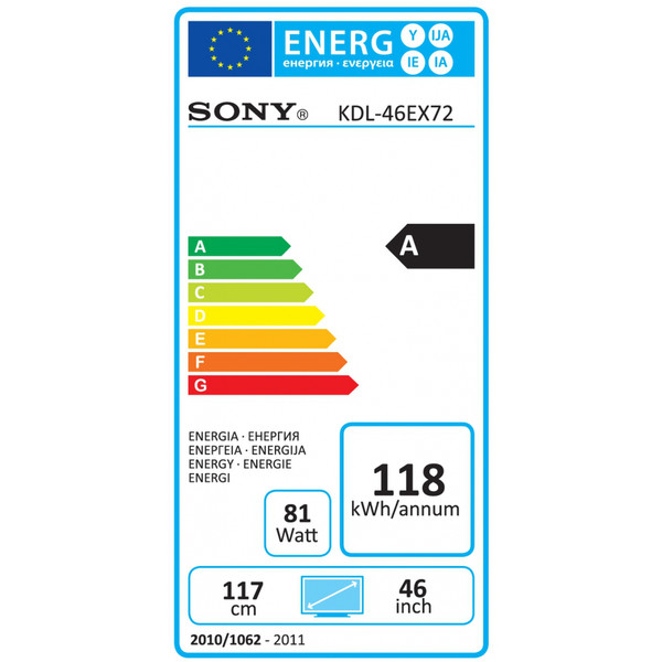 Sony KDL-46EX721 46