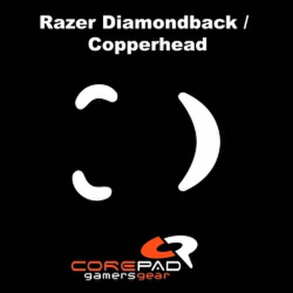 Corepad CS24640 Черный, Белый коврик для мышки