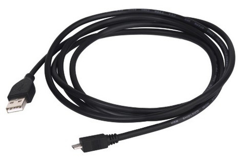 Sabrent CB-MCR2 USB A Micro-USB B Черный кабель USB