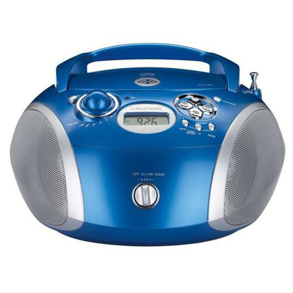 Grundig RCD 1440 Digital 12W Blue CD radio