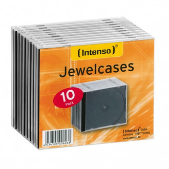 Intenso CD/DVD Storage Solution 10 Jewel Case 10discs Transparent
