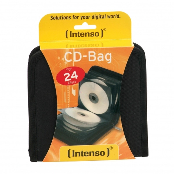 Intenso CD wallet Black for 24 disks 24Disks Schwarz