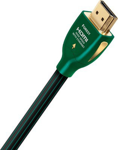 AudioQuest 3886530024 0.6м HDMI HDMI Черный, Зеленый HDMI кабель