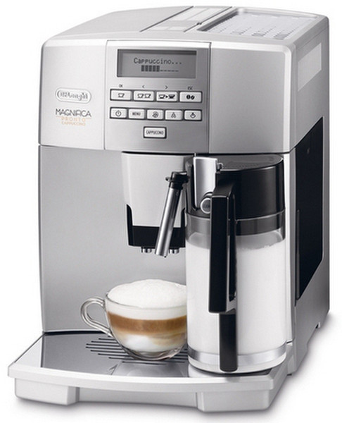 DeLonghi Magnifica ESAM 04.350.S Espresso machine 1.8л 2чашек Cеребряный