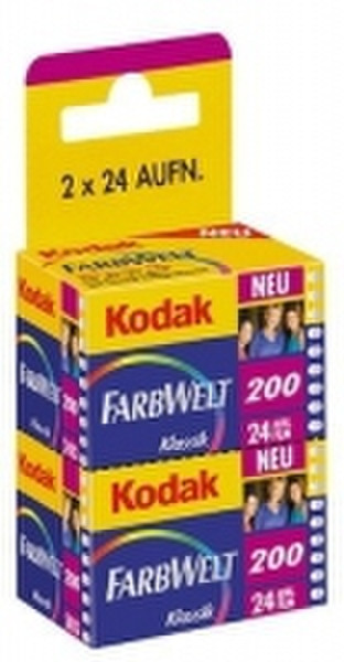 Kodak Farbwelt CN 135, ISO 200, 24-pic, 2-Pack 24снимков цветная пленка