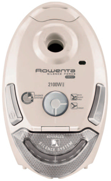 Rowenta RO 4627 Zylinder-Vakuum 3.5l 2100W Elfenbein Staubsauger