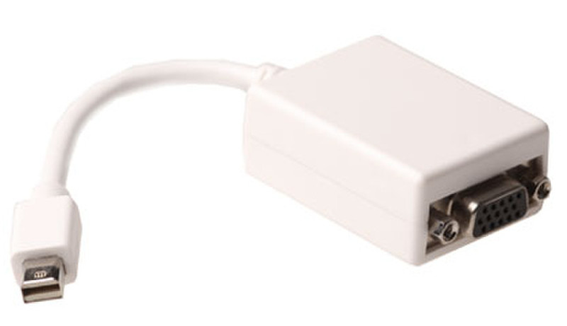 Advanced Cable Technology Mini DisplayPort - VGA m/f Mini DisplayPort VGA White cable interface/gender adapter