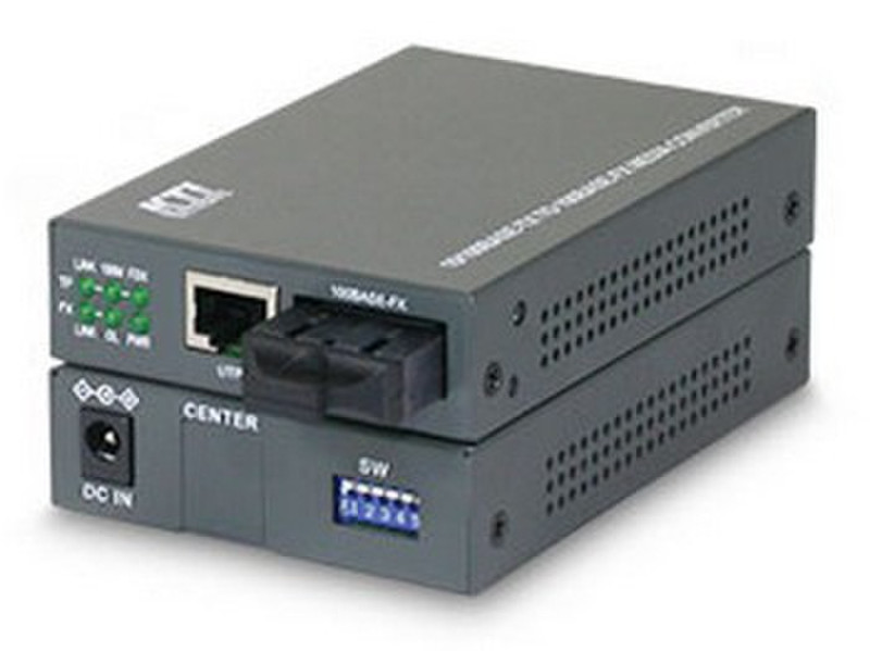 KTI Networks KC-300D 100Mbit/s 1310nm Multi-Modus Netzwerk Medienkonverter