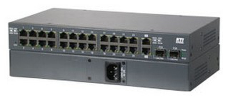 KTI Networks KFS-2621 gemanaged Schwarz Netzwerk-Switch