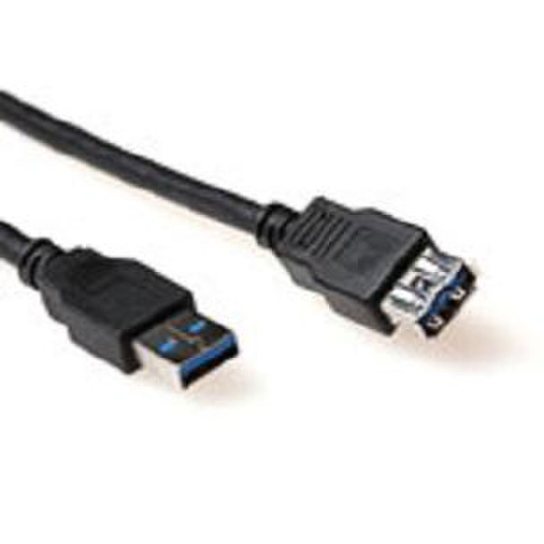Advanced Cable Technology SB3041 1м USB A USB A Черный кабель USB