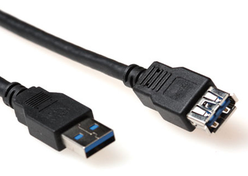 Advanced Cable Technology USB 3.0 m/f 1.5m 1.5m USB A USB A Black
