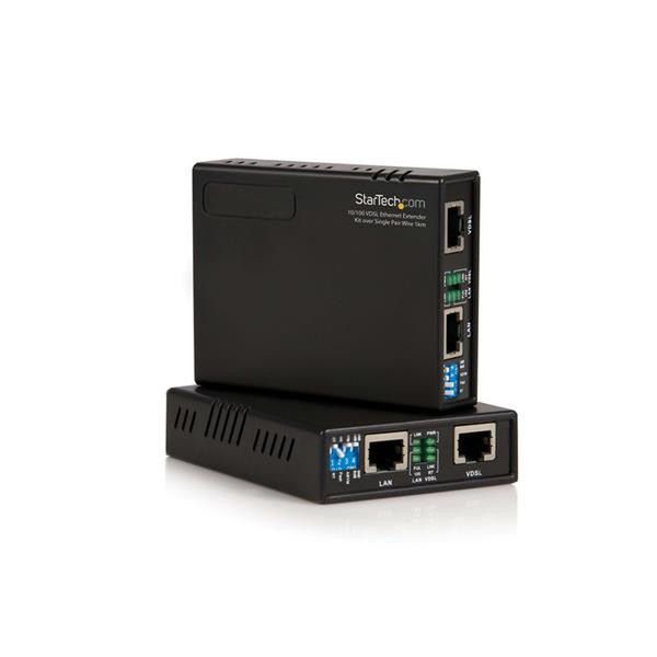 StarTech.com Ethernet Extender Kit VDSL2 - Lan Netwerk Extender 10/100 Mbits/s bis zu 1 km