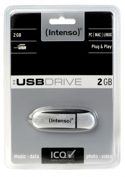 Intenso USB Drive 2.0, 2GB 2ГБ карта памяти