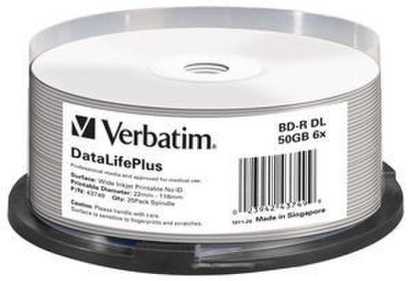 Verbatim 43749 чистые Blu-ray диски