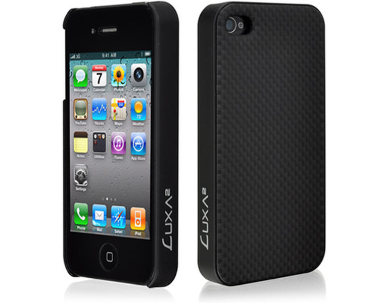LUXA2 Carbon Ready Leather Case Black
