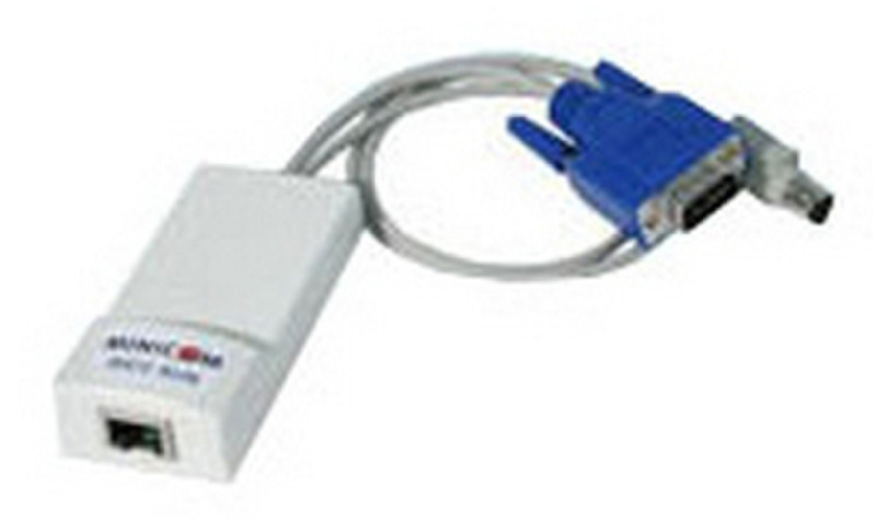 Minicom Advanced Systems X-RICC USB Rack-Einbau Tastatur/Video/Maus (KVM)-Switch