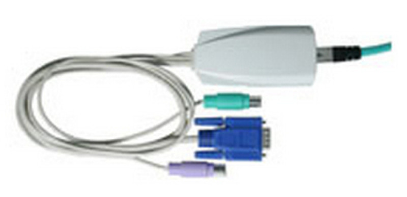 Minicom Advanced Systems DX System - X-RICC PS/2 Rack-Einbau Tastatur/Video/Maus (KVM)-Switch