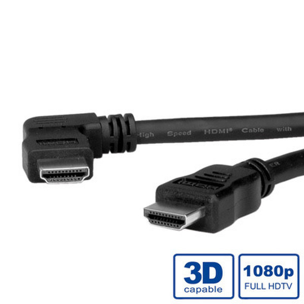 ROLINE 11.04.5616 2m HDMI HDMI Schwarz HDMI-Kabel