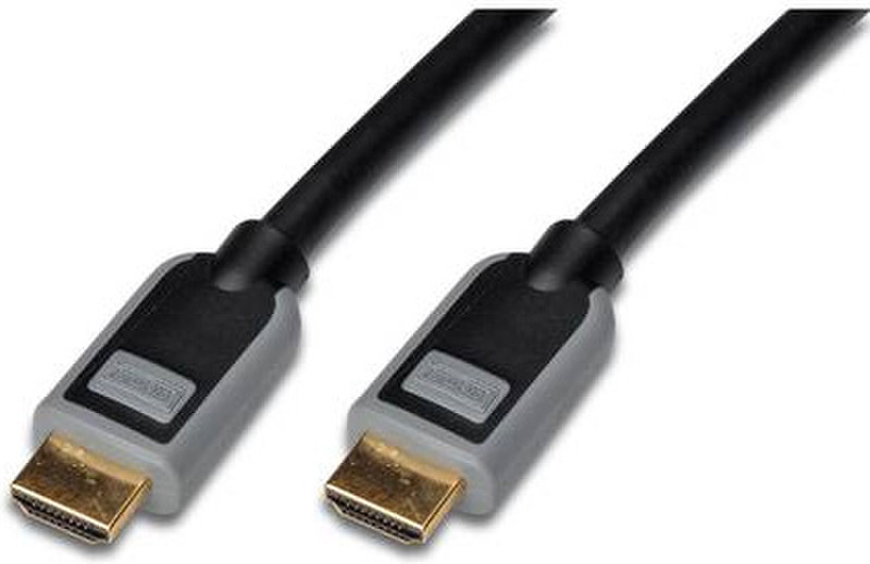 Digitus DK-108054 10m HDMI HDMI Schwarz, Grau HDMI-Kabel