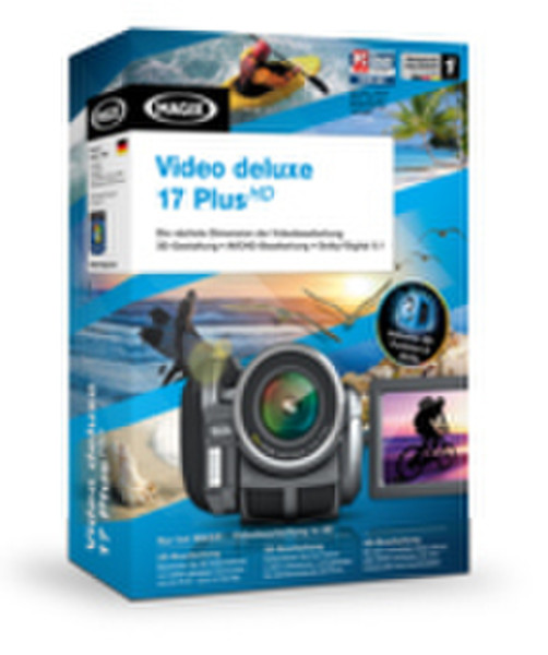 Magix Video deluxe 17 Plus HD, Box, Win, DE