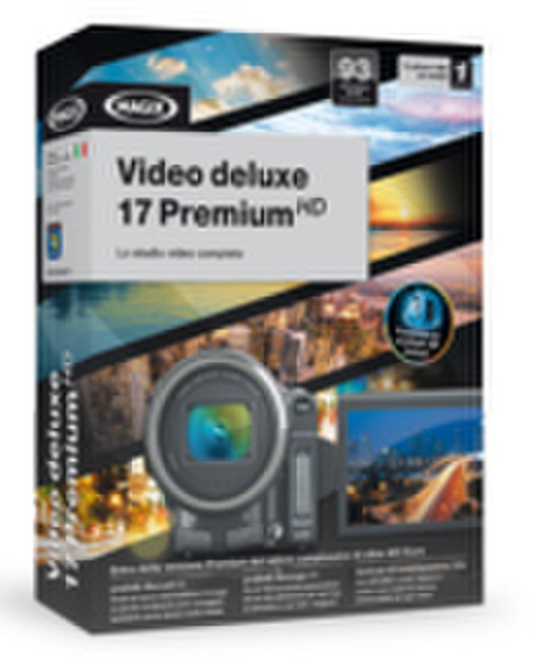 Magix Video deluxe 17 Premium HD, Box, Win, IT