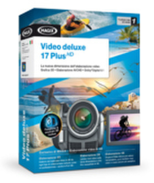 Magix Video deluxe 17 Plus HD, Box, Win, IT