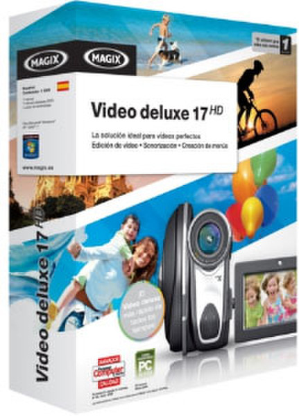 Magix Video Deluxe 17 HD, Box, Win, DEU