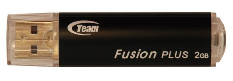 Team Group Fusion PLUS 2GB USB 2.0 Type-A Black USB flash drive