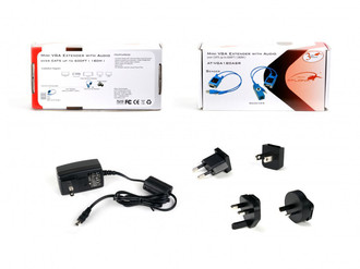 Atlona AT-VGA180ASR AV transmitter & receiver Blue AV extender